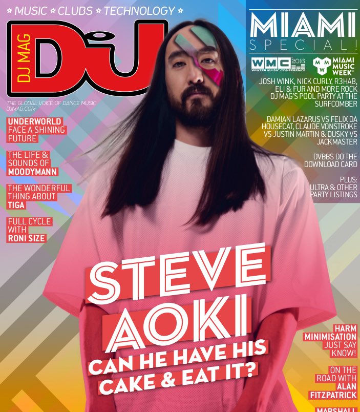 Thanks @DJmag for the cover. We gonna celebrate in miami next week! Come join us!! https://t.co/KzsPooPubH