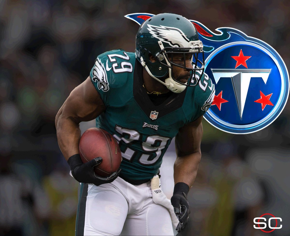 SportsCenter's tweet photo. Titans are expected to complete trade for DeMarco Murray when new league year starts Wednesday. (via @AdamSchefter) https://t.co/Dsgm4NBko5