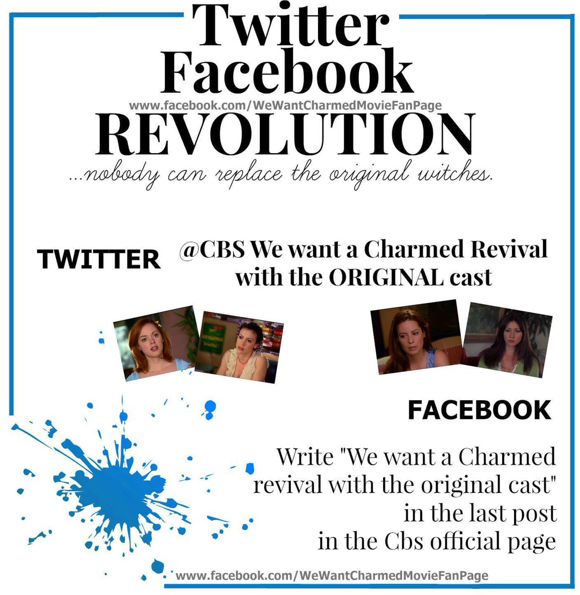 embrujadasweb's tweet photo. @CBS #Season9 #CharmedOriginal #Halliwell #NOreboot #MundialFans https://t.co/1Cok34pOLH