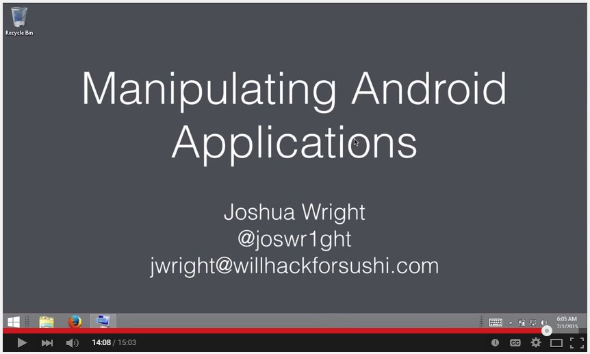 SANSOffensive's tweet photo. #SANSHowToVideo

Topic: Manipulating Android Apps
by: @joswr1ght (SEC575)

Watch (15min): https://t.co/MfOQhXCNom https://t.co/XUuS81ovV5