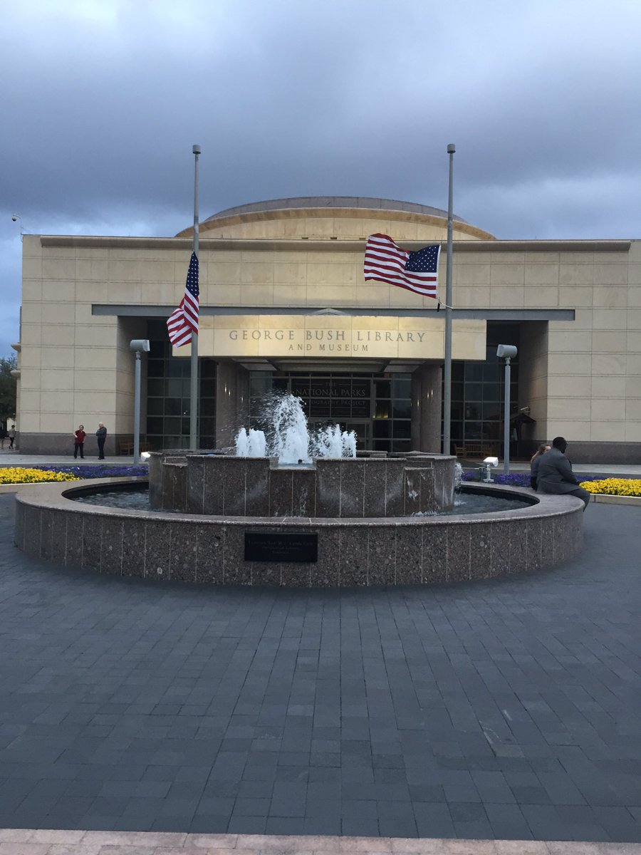 BMQ10's tweet photo. Very impressed with the @Bush41 George H.W. Bush library at @TAMU. Well done @COSGA #COSGA2016 https://t.co/yPAzoRmrjW