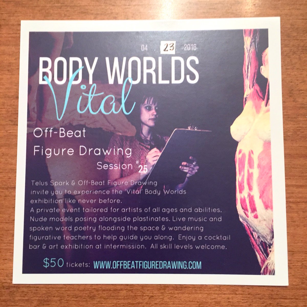 SofarCalgary's tweet photo. Check out this cool event at @TELUS_Spark! #OffBeatFigureDrawing #YYC #YYCEvents #YYCArts #Calgary #YYCLiving https://t.co/3eQLMXPa32