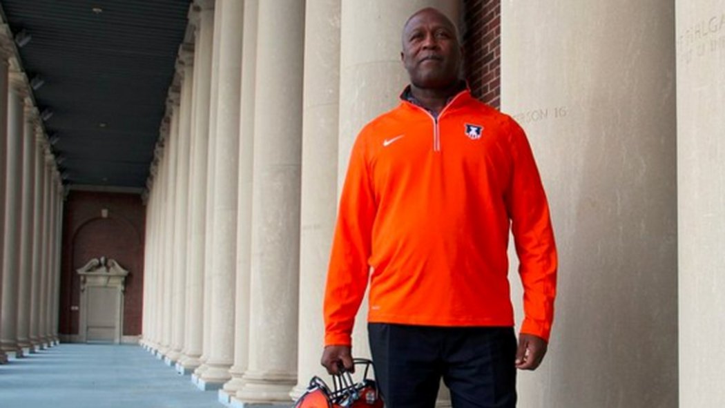 Champaign_Room's tweet photo. WATCH: @IlliniAD introduces Lovie Smith as #Illini Football's new Head Coach #WeWillWin https://t.co/61Y92wXbjI https://t.co/EbVsvpkObg