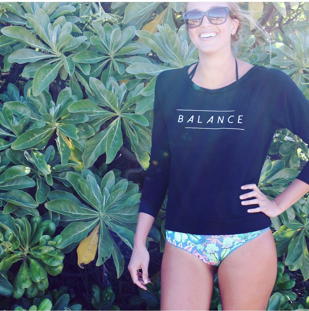 ShopCloakroom's tweet photo. Balance in our #goodhyouman sweatshirt #NewArrivals #torontostyle https://t.co/n4WknuONvV