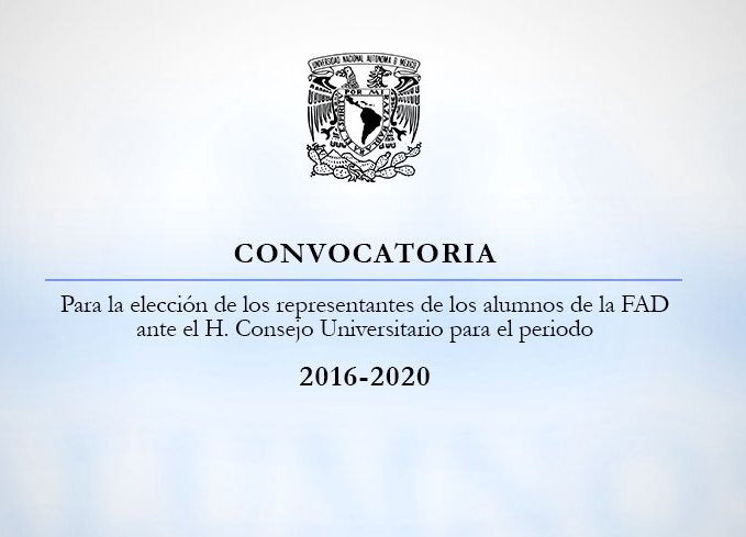 imagenfad's tweet photo. comunidad #FAD_UNAM, aquí convocatoria para representantes alumnos ante el CU https://t.co/8ZQaa2Y8mI https://t.co/SCgXFKEkyi