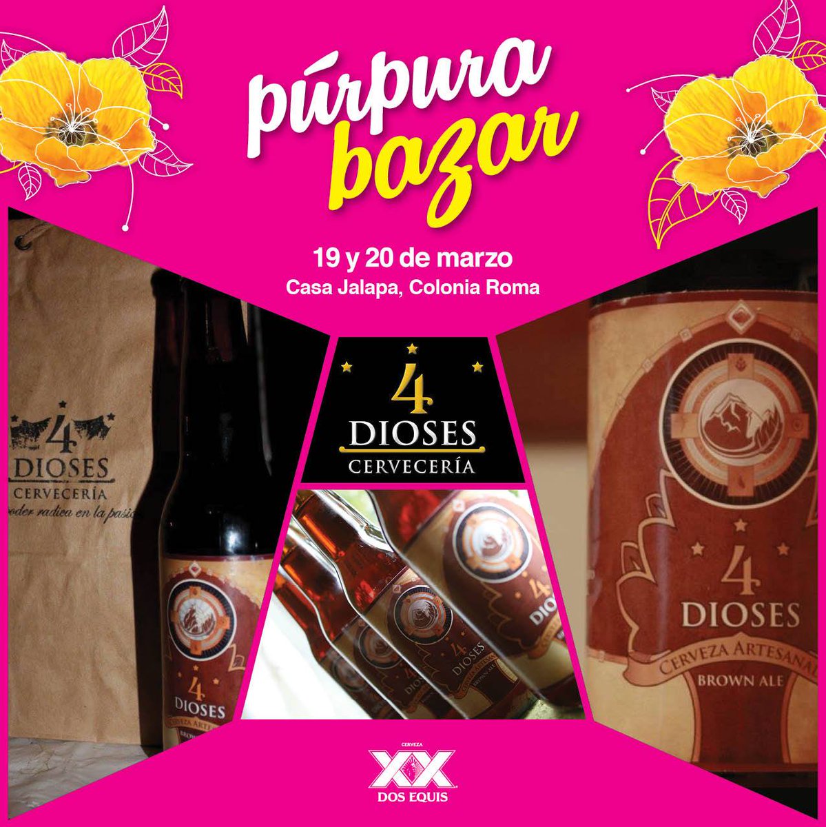 4_Dioses's tweet photo. Las delicias de los #4Dioses estarán presentes en @PURPURABAZAR  19 y 20 de Marzo, Jalapa # 90 en la @LaRomaDF https://t.co/QldQum8fBj