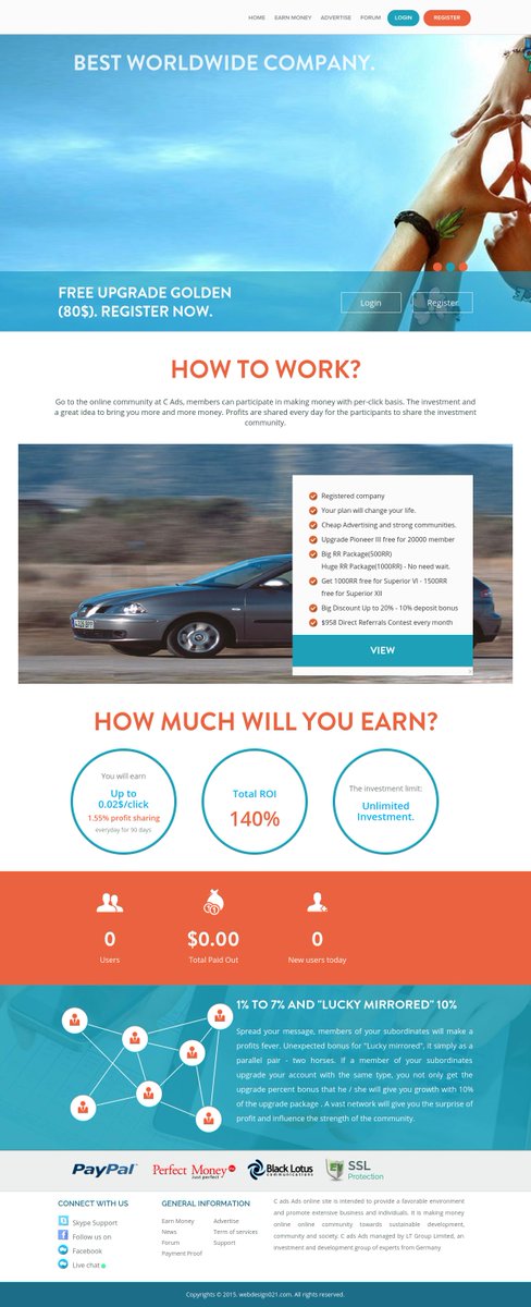 DeveloperVoren's tweet image. Premium Ptc  template  for evolution script , instant download
webdesign021.com