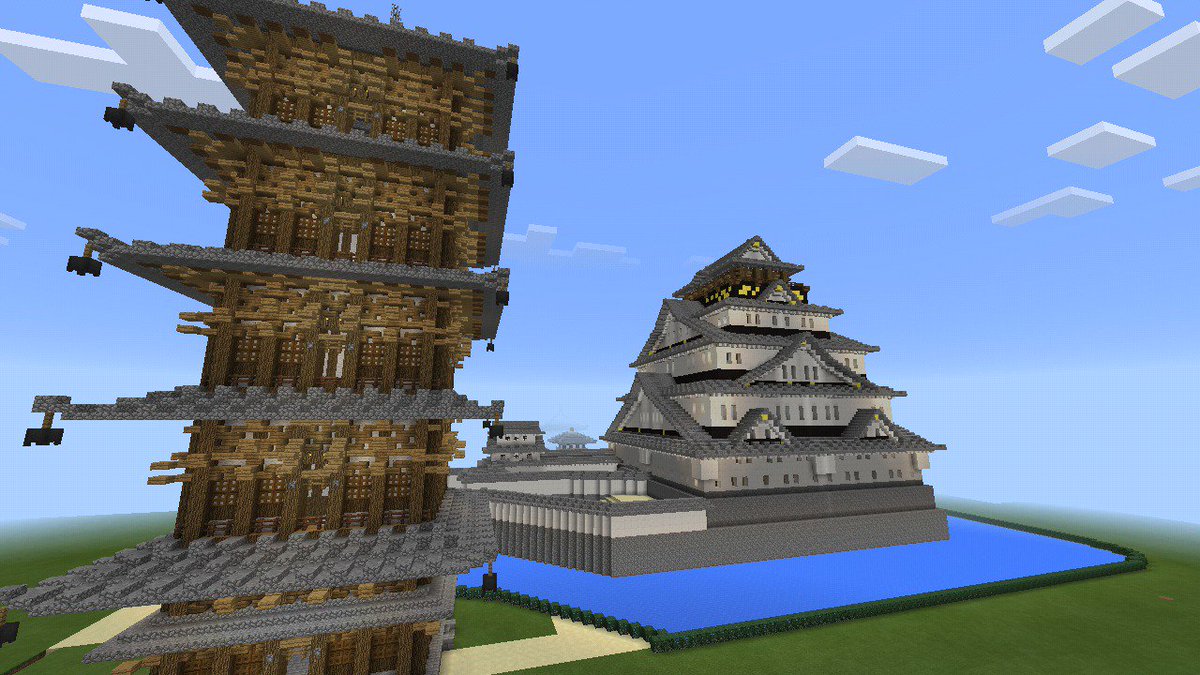 Kouter Minecraft 五重塔完成 マインクラフト 和風建築 Minecraft建築コミュ 五重塔 T Co Zygpdiif9n