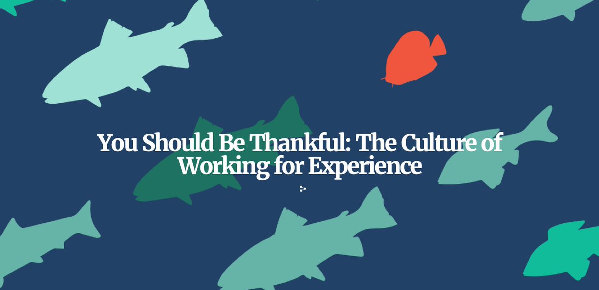 On the other hand, many confessed that they felt like the “lowly intern” → buff.ly/21hgbG3