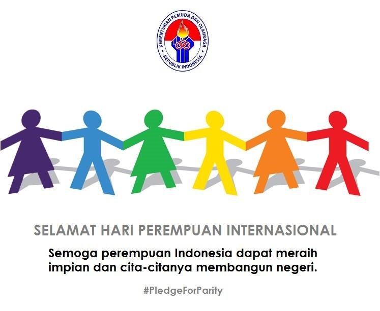 KEMENPORA_RI's tweet image. Bersyukur perempuan Indonesia mempunyai semangat bergelora yang setara dengan kaum pria. #PledgeForUnity