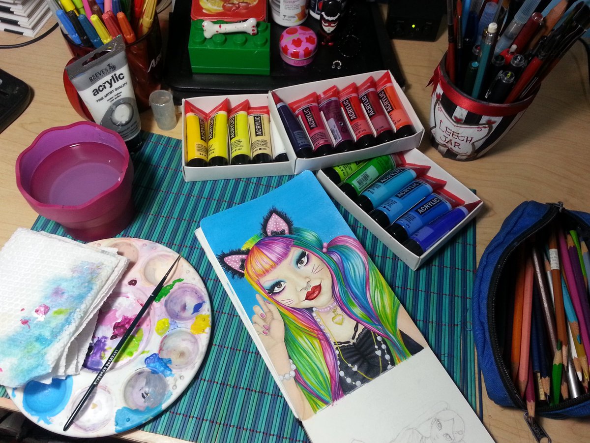 Xanaro_Art's tweet image. Look at my pretty desktop :3 

#Illustration #Shrinkle #SugarPill #Rainbows