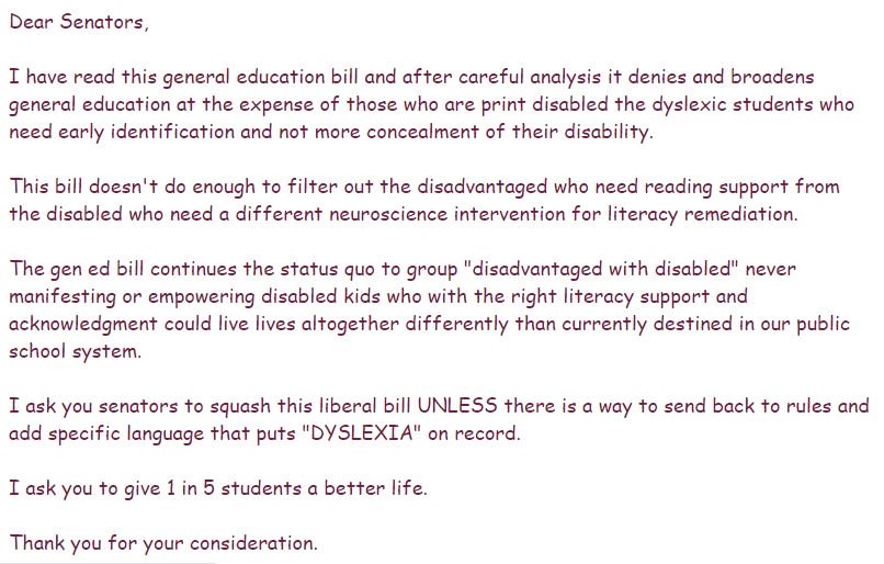 FloridaEdReform's tweet photo. @RepMichelle @DSimmonsFL Put Dyslexia on Record+AMEND Reading Bills Change Destiny @SpeakerRyan @GovChristie did https://t.co/okHPOpy746