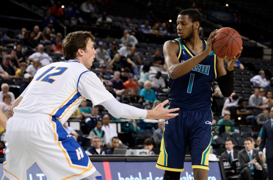 CAABasketball's tweet photo. It's official: @uncwmenshoops G Chris Flemmings is the #CAAHoops Championship Most Outstanding Player! https://t.co/jOvSRYvaxC