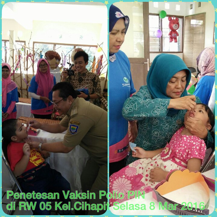 Penetesan Vaksin Polio PIN di Bdgwetan <a href="/ridwankamil/">Ridwan Kamil</a> <a href="/OdedMD/">Oded Muhamad Danial</a> <a href="/yossiirianto/">Yossi Irianto</a> <a href="/DiskominfoBdg/">Diskominfo Kota Bdg</a> <a href="/Bandung_Dinkes/">Dinas Kesehatan</a> @PemumBdg