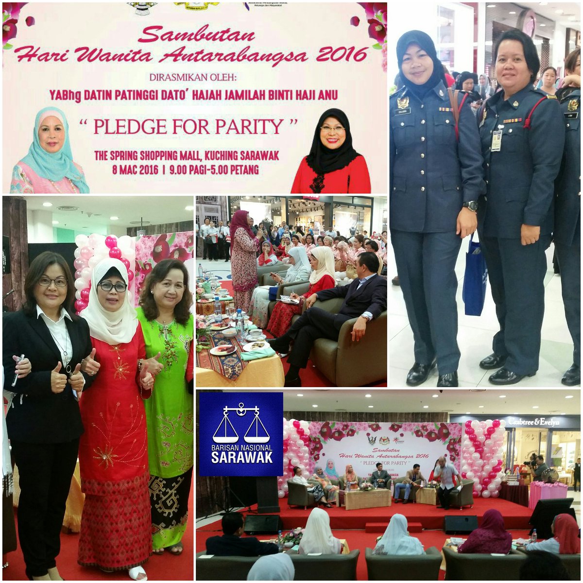 GPartiSwak's tweet photo. Hari Wanita Antarabangsa 2016 Kuching Sarawak @NajibRazak @PMOMalaysia @RameshRaoAKS @Zahid_Hamidi @mpkotabelud https://t.co/BlC227A9Vp