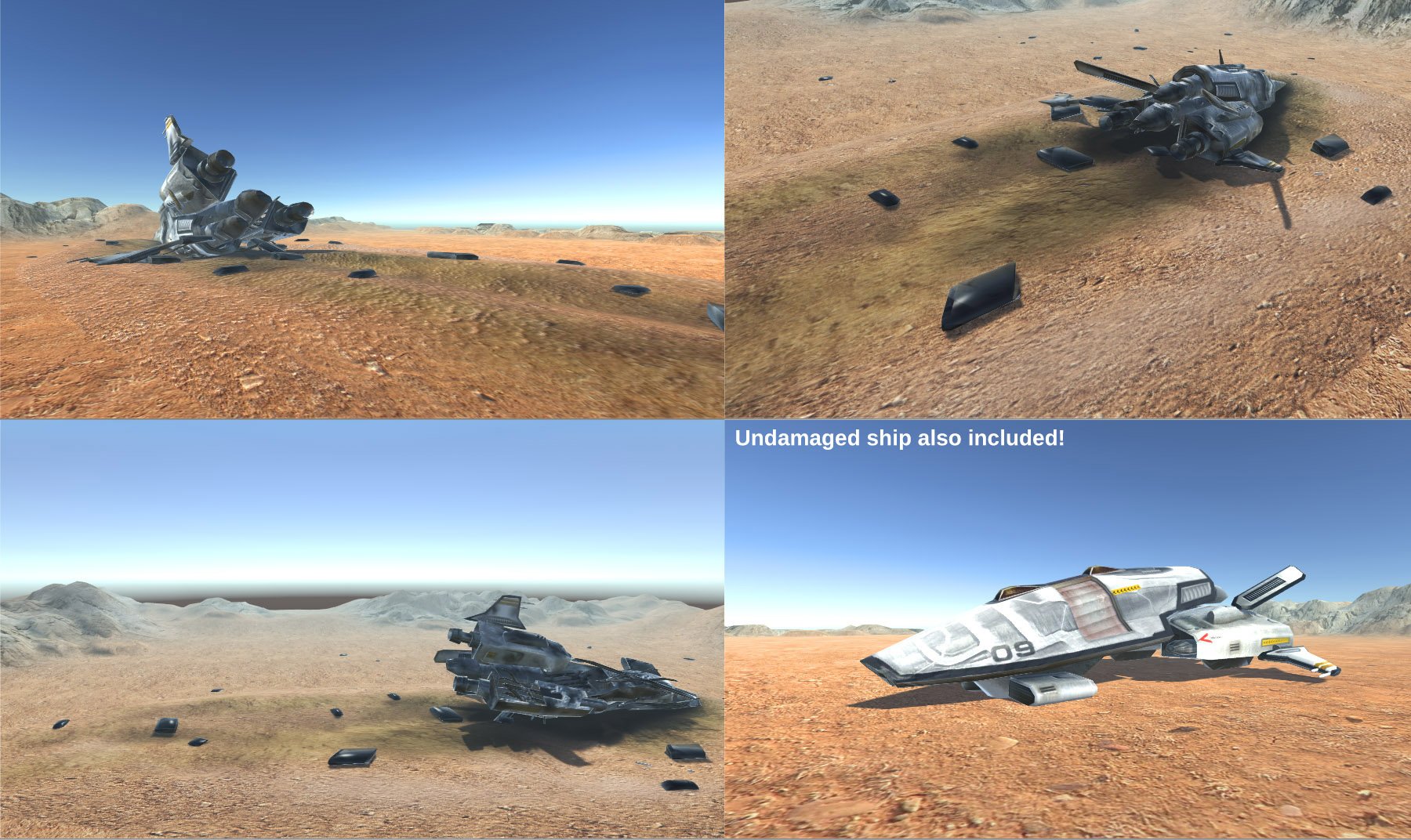 UPDATED]  Crash-landed spaceship sci-fi environment - Unity Forum