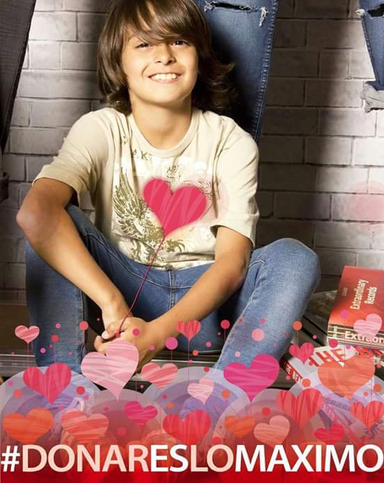 Máximo tiene 9años y busca a su alma gemela que lo ayude a vivir muchos mas! Ayudalo! #HaceteDonanteDeMedula #RT