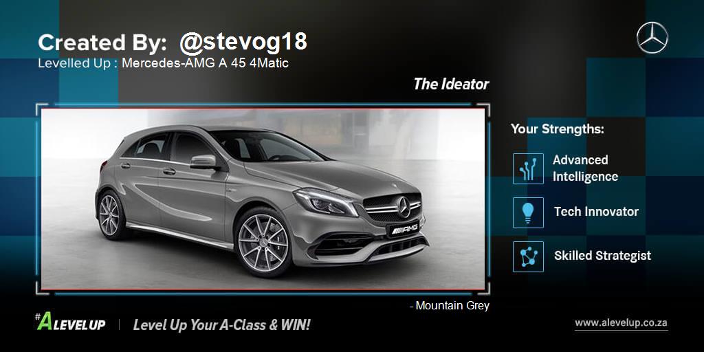 stevog18's tweet photo. So excited! I just entered to win a Mercedes-Benz A-Class for a year! Enter here: https://t.co/kqGEtgKEgn #ALevelUp https://t.co/iorpDqKO9T