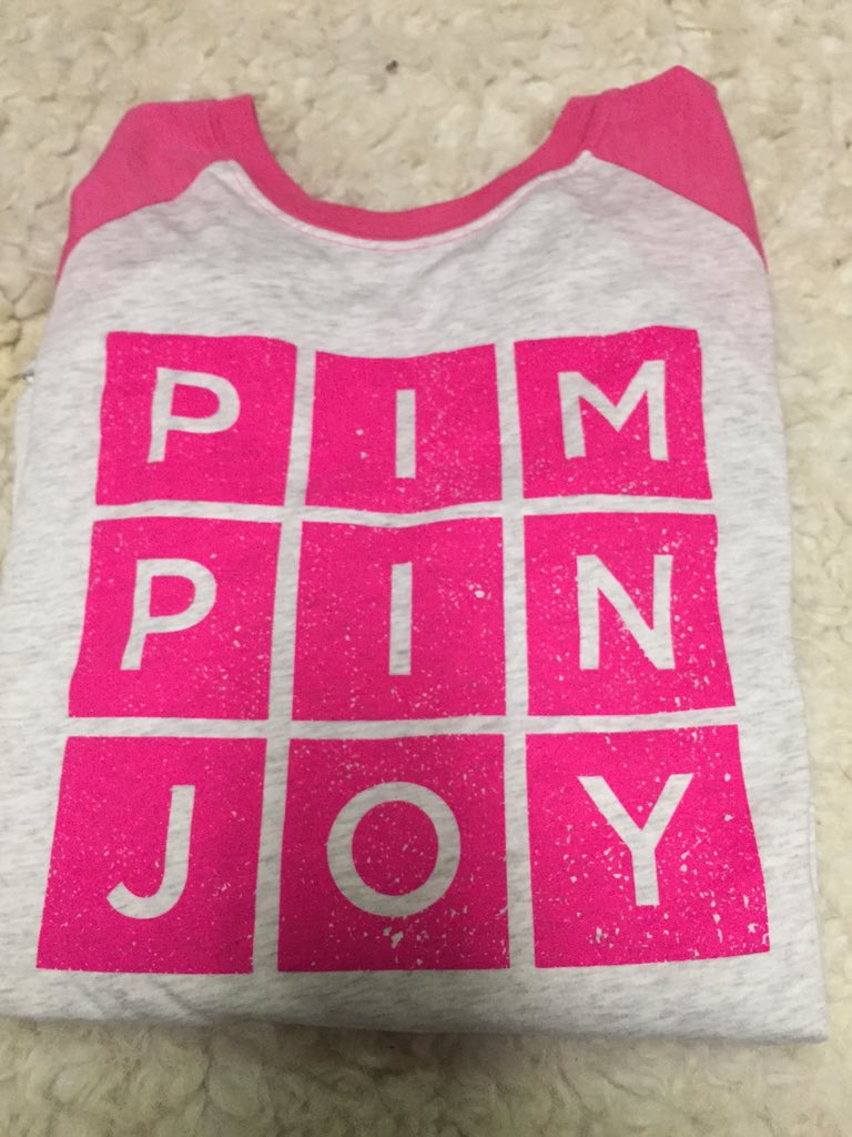 ReaganCanon's tweet photo. What was my fav part of #PimpinJoyWeek day 1 u ask? Getting my #pimpinjoy shirt in the mail @RadioAmy @bobbybones https://t.co/ZSEZCVbYe3