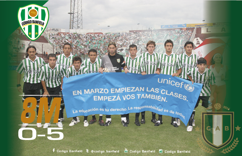 #8M - 2008-2016 - #Lanús 0 - #Banfield 5 - "Nunca se van a olvidar del 5 a 0..." ¡Gracias por ese día inolvidable!