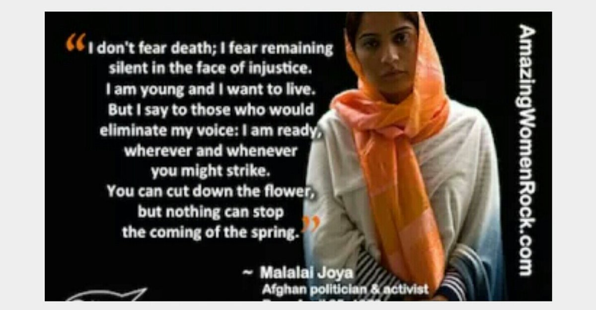 Malalai joya twitter