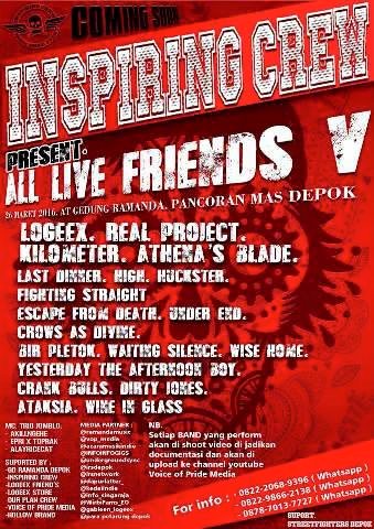 jadwal terdekat bulan ini 26,03,2016 so catet dan siapkan diri kalian !!