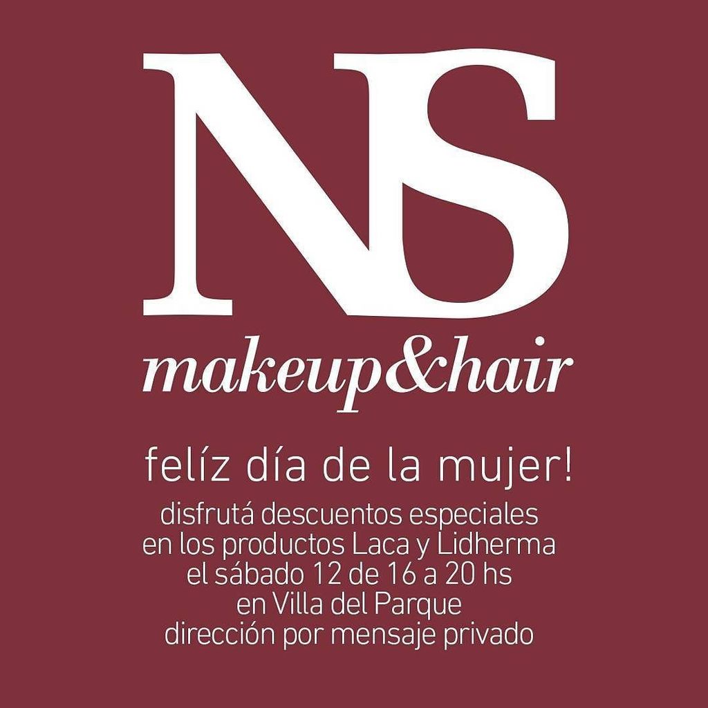 NSmaquillaje's tweet photo. 👱💋 Feliz día de la mujer 🌈
 Feria SÁBADO 12 de marzo ♥
🔸De 16 a 20 hs 🔸
✅Venta de productos LACA y LIDHERMA
✅Asesor… https://t.co/2hhEsYS4F9