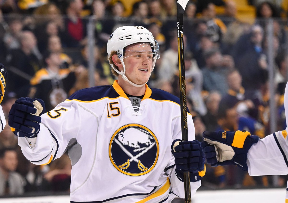 Jack Eichel is youngest Sabre to score 20 goals... ever.19 years, 131 days ...