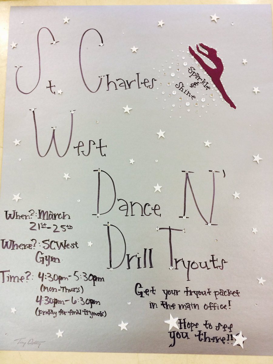 scwdance's tweet photo. Dance and Drill tryouts are coming up! Look below for details. https://t.co/Z6ZLp7yAWv