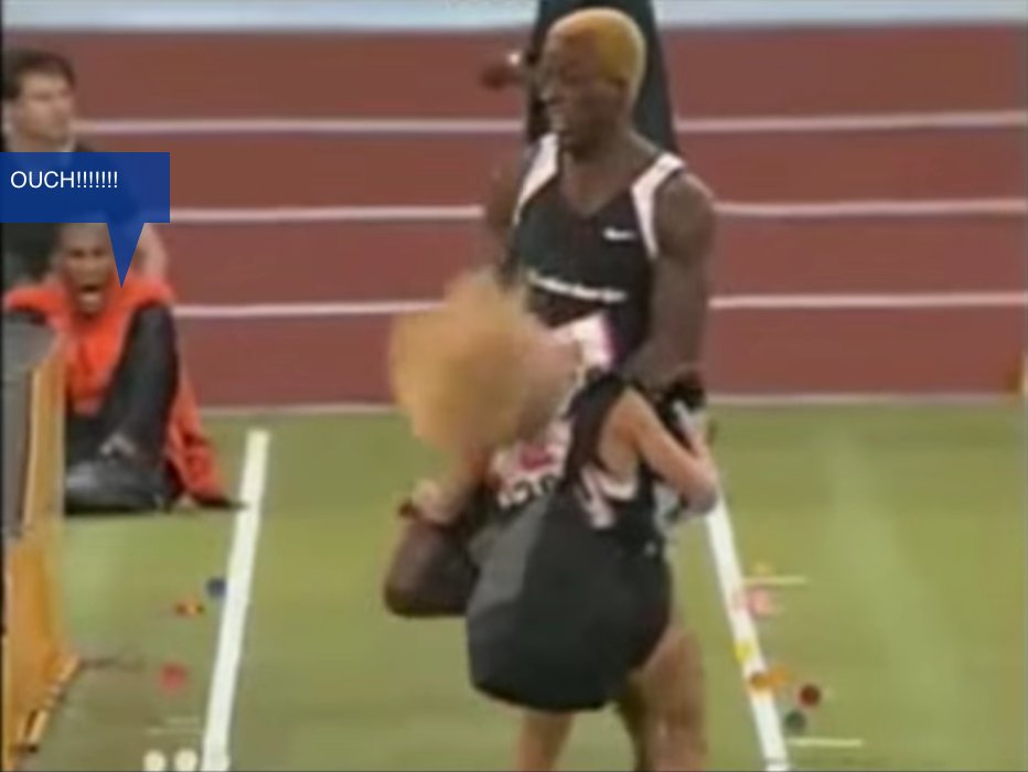 milesplit's tweet photo. The original #Whamsauce? Watch the Best & Worst Leaps in T&F history in honor of #LeapDay: https://t.co/2xAxIuCGIy https://t.co/VOPa2NjW2k