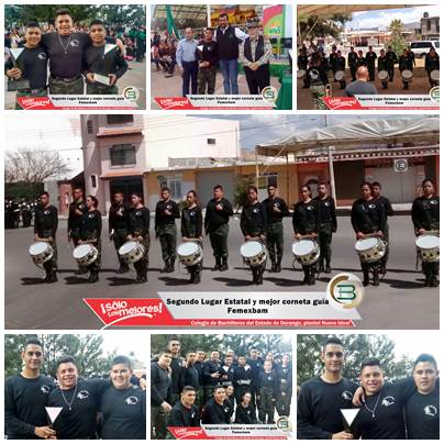 COBAEDNI's tweet photo. Se corona con un segundo lugar la Banda de Guerrera y mejor trompeta guía del plantel 12, #Femexbam https://t.co/WAK4QIIHjH