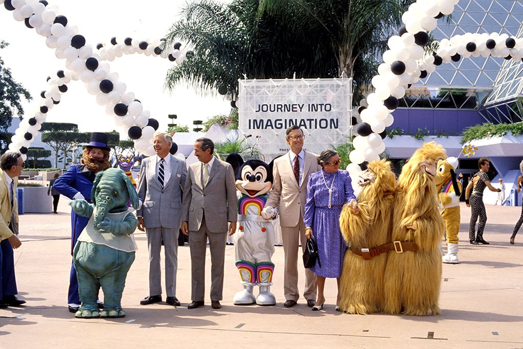 Captain EO grand opening, Epcot Center, WDW 1986