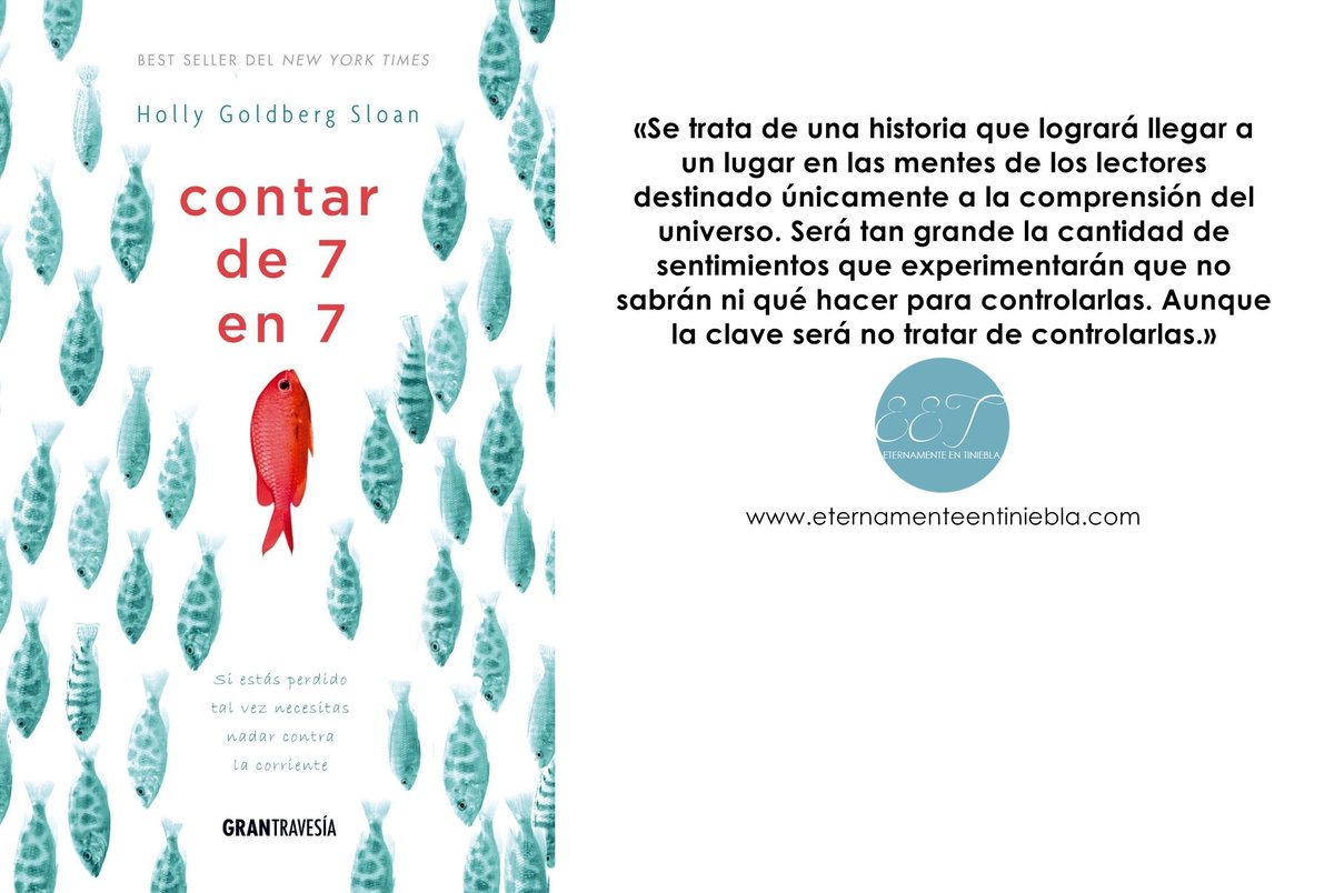 EEL_News's tweet photo. Nueva #reseña en el blog: #ContarDe7En7 de @HGoldbergSloan ➜ https://t.co/YR4gPf0l40 ★★★★✮ https://t.co/MsjP6NgLxw
