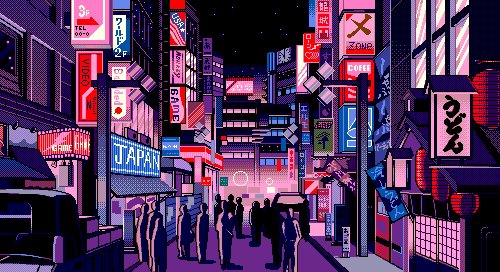 Featured image of post Vaporwave Japanese Pixel Art Shop for vaporwave art from the world s greatest living artists