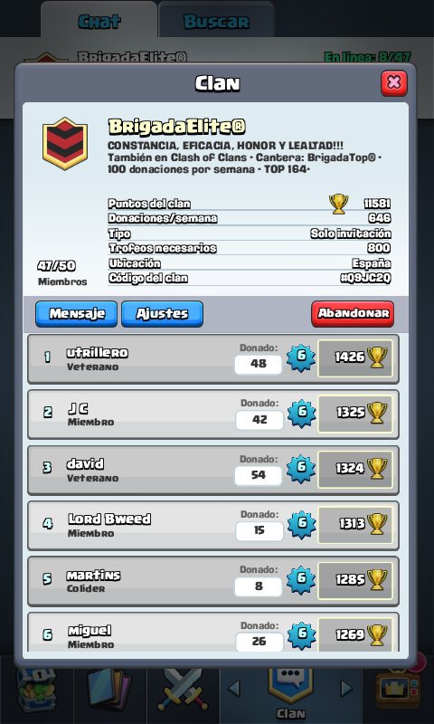 BrigadaEliteCoC's tweet photo. Tenemos un par de huecos libres en Clash Royale! Daros prisa, solo aceptaremos gente min. 800 copas y más de nivel 4 https://t.co/CCqrYNxt3v