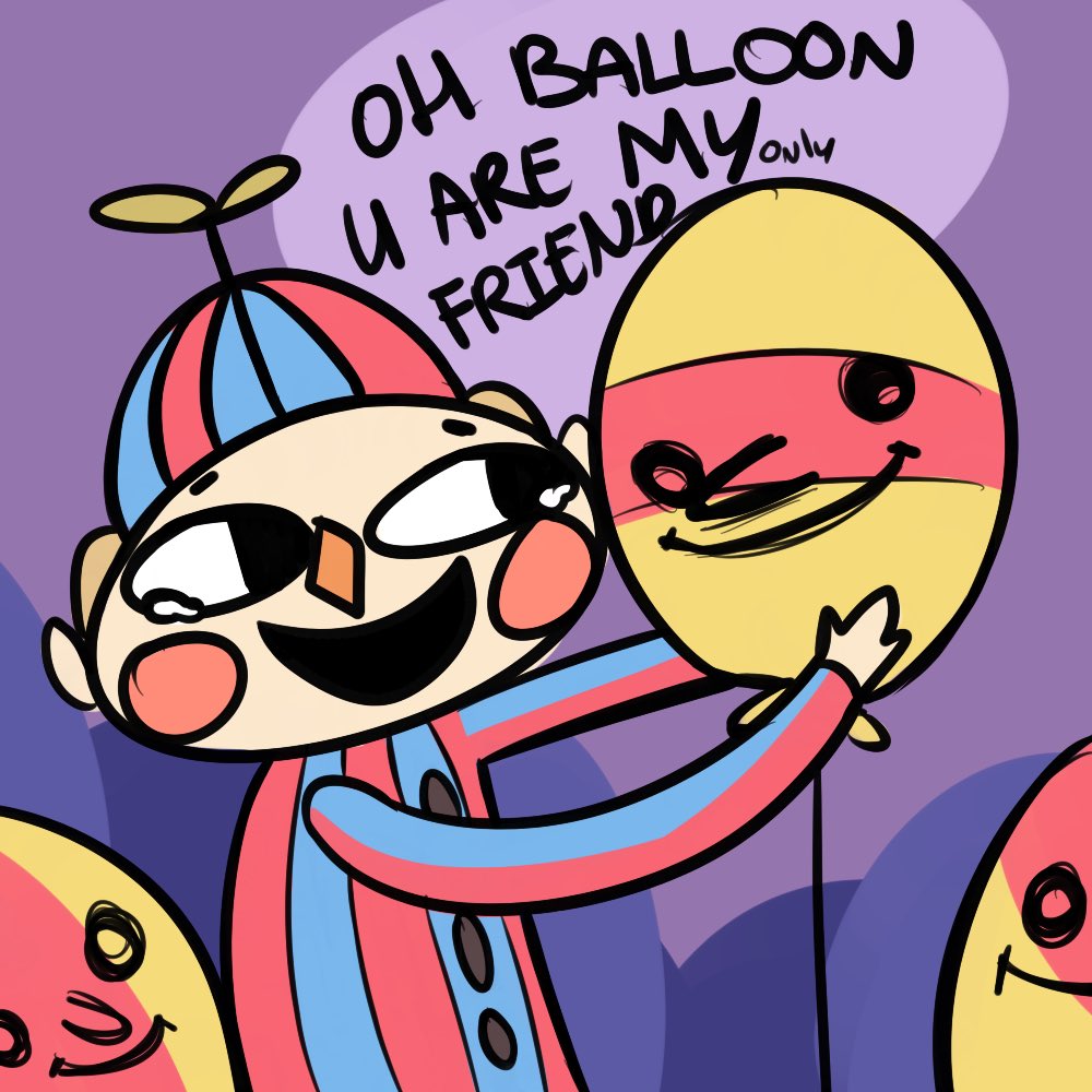 #OpenRP 
BB held up his friends with a wide smile, his gaze staring into theirs.
