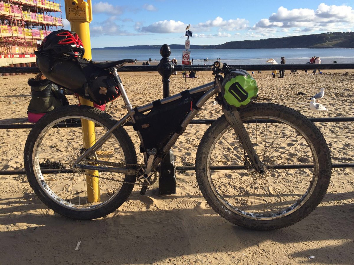 edsbikes's tweet photo. #northyorkmoors #bikepacking #eastcoast #finish #traversbikes #restrap #ortlieb #exped https://t.co/nnUJCLCgjn