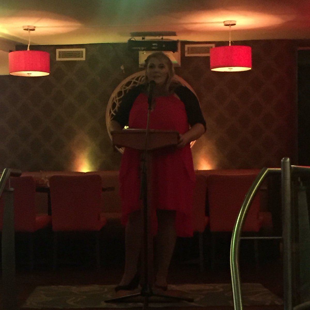 CiamhieMc's tweet image. The gorgeous (inside &amp;amp; out) @AngeCMJ speaking at re-launch of #trainability Fantastic company doing incredible work