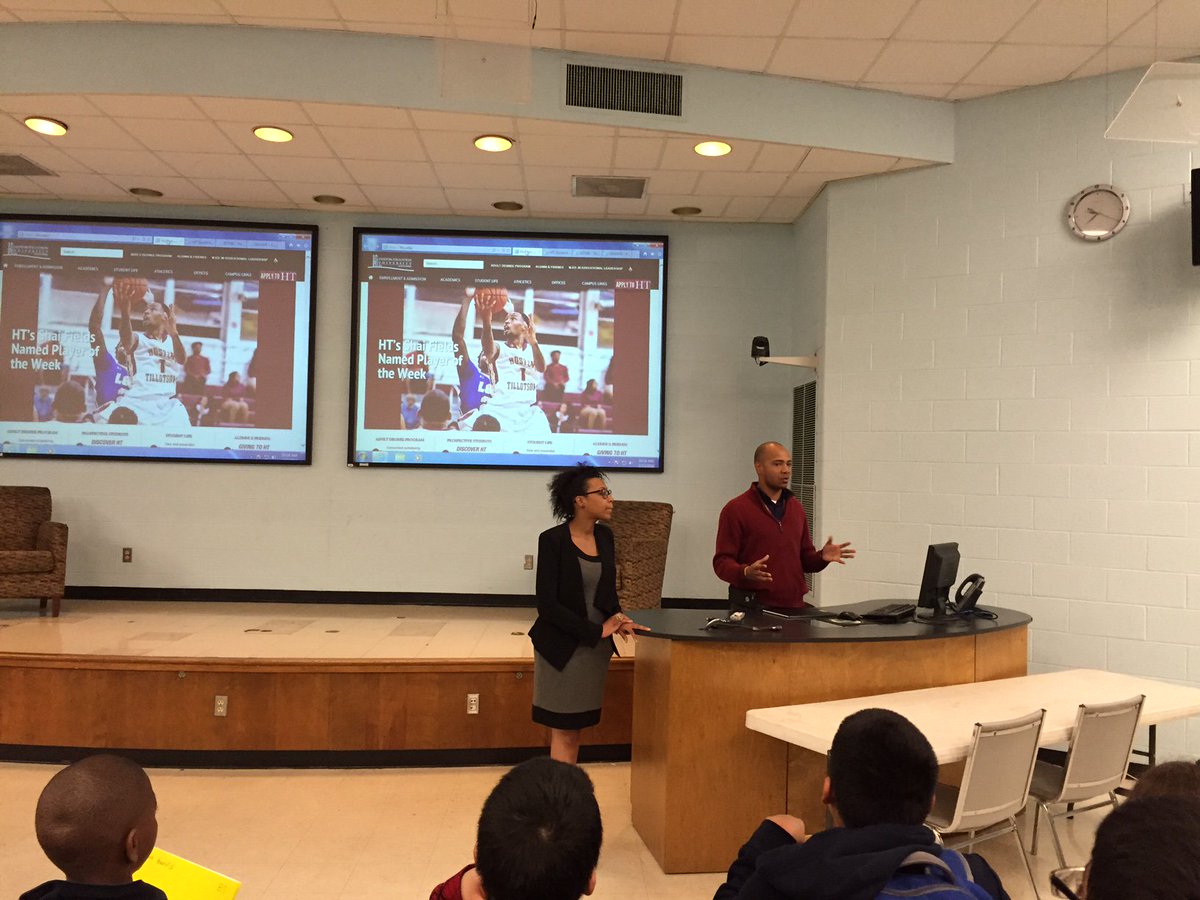 College Visits! #HustonTillotson Pirates in action!