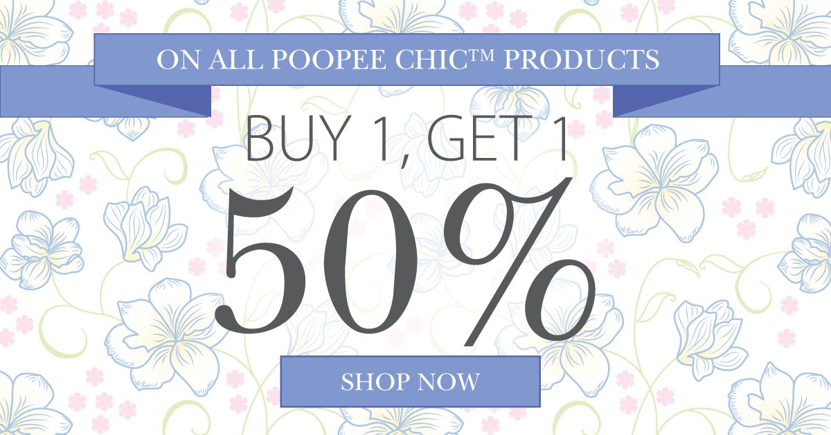 _JustaDrop's tweet photo. Yup, It's BOGO time at https://t.co/IVidwn8e7U! #BogoDeal #PoopeeChic #SpecialOffer https://t.co/cc6J3i6KFI