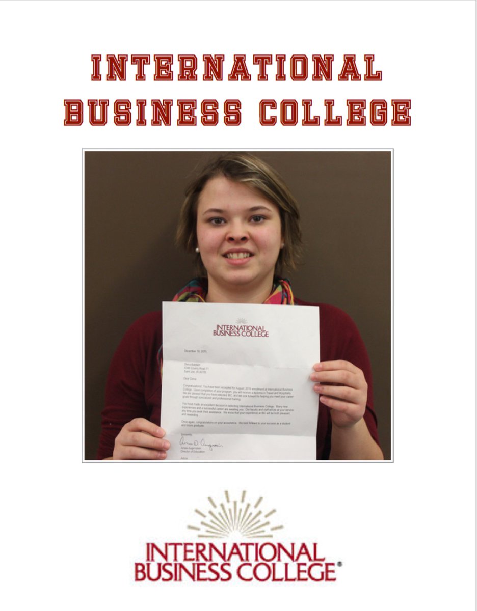 blazerguidance's tweet photo. Eastside High School/Guidance would like to congratulate Dena Baldwin for her acceptance to Int. Business College. https://t.co/rI8d4b5f2p