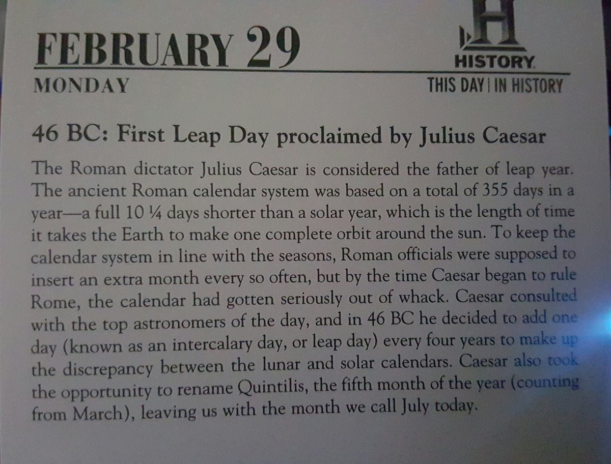 xwarrior808x's tweet photo. Happy leap day everyone! #History https://t.co/efi7FTCWaZ