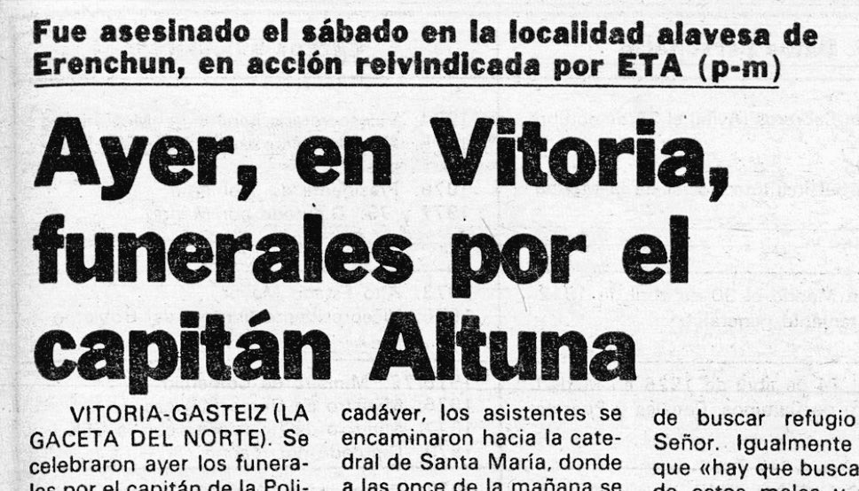 fernandoaltuna's tweet photo. #Otegi ¡valiente! @ArnaldoOtegi ¿Recuerdas? Asesinasteis a mi padre por la espalda, de un tiro en la nuca. https://t.co/JTOVdBcJXf