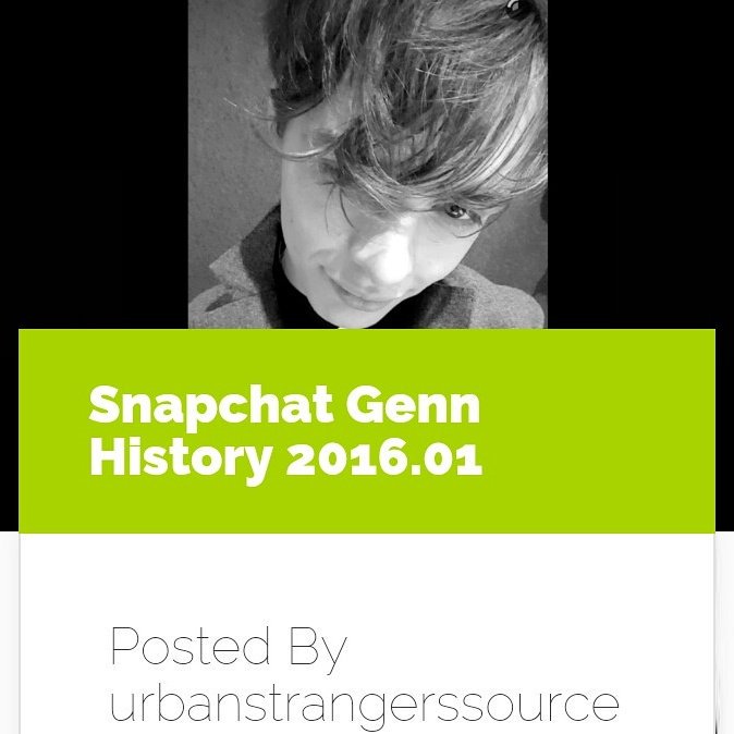 US_Source's tweet photo. L'intera #Snapchat #history di #gennbutch di #gennaio su https://t.co/fae4lQVV2w #us_source #urbansnap #gennsnap https://t.co/dudBERAxlT