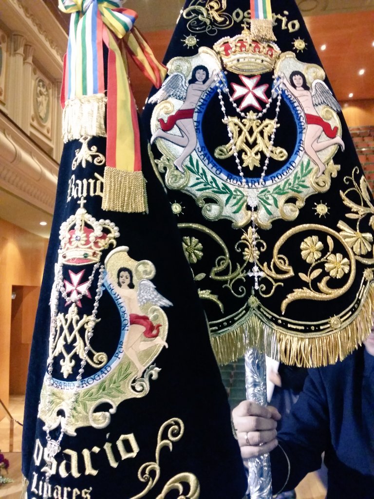 Nuevo Banderín de nuestra Formación estrenado en nuestro Concierto Aniversario. #PorTiRosario