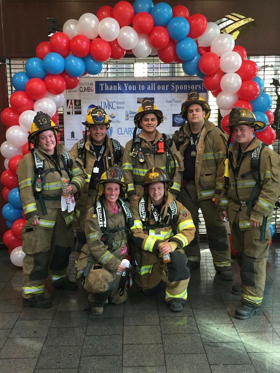 KCKfire64's tweet image. We're proud of the Fight for Air team from IAFF Local 64/KCKFD.