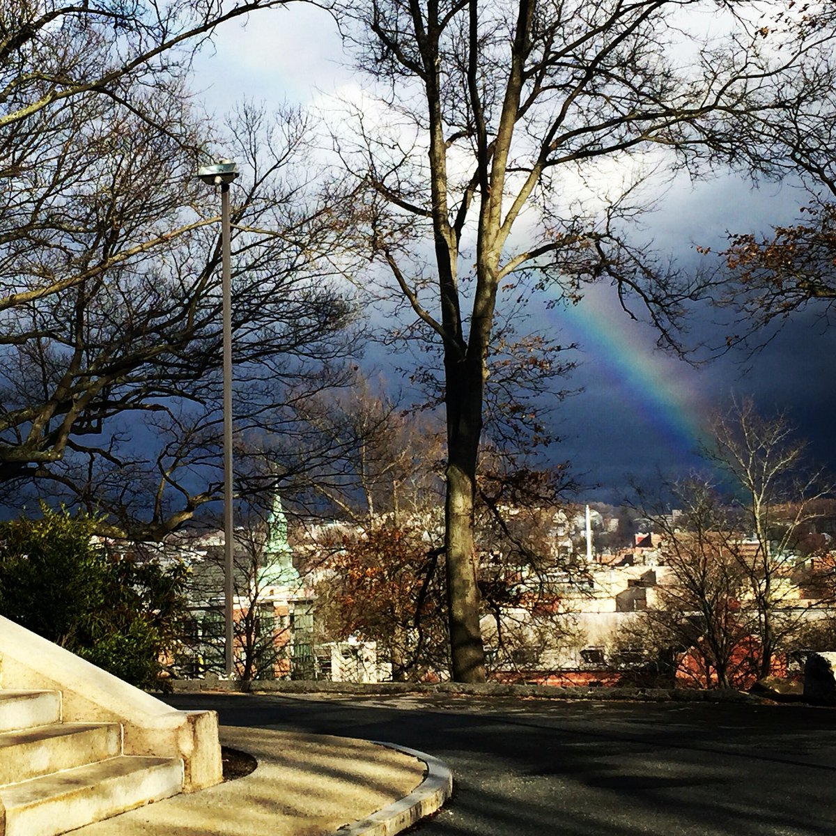 WPI's tweet photo. Look outside now and you might see the rainbow! #wpipix https://t.co/1zKgxg7oUF