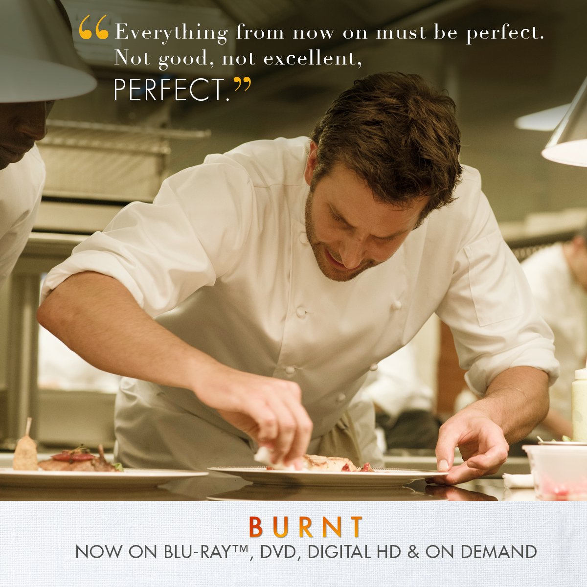 As Adam Jones, Bradley Cooper embodies the artist's drive to achieve perfection. #BurntMovie