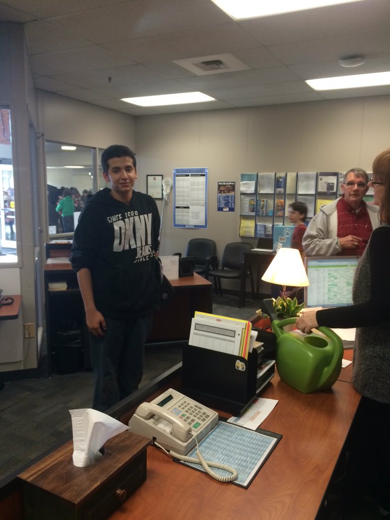MissKoos's tweet photo. Ghaffar getting help from the always amazing Gardner &amp; Ruder in the office! #lockerproblems #ItsWorthIt @wcsdistrict https://t.co/cbFg9wbd6W
