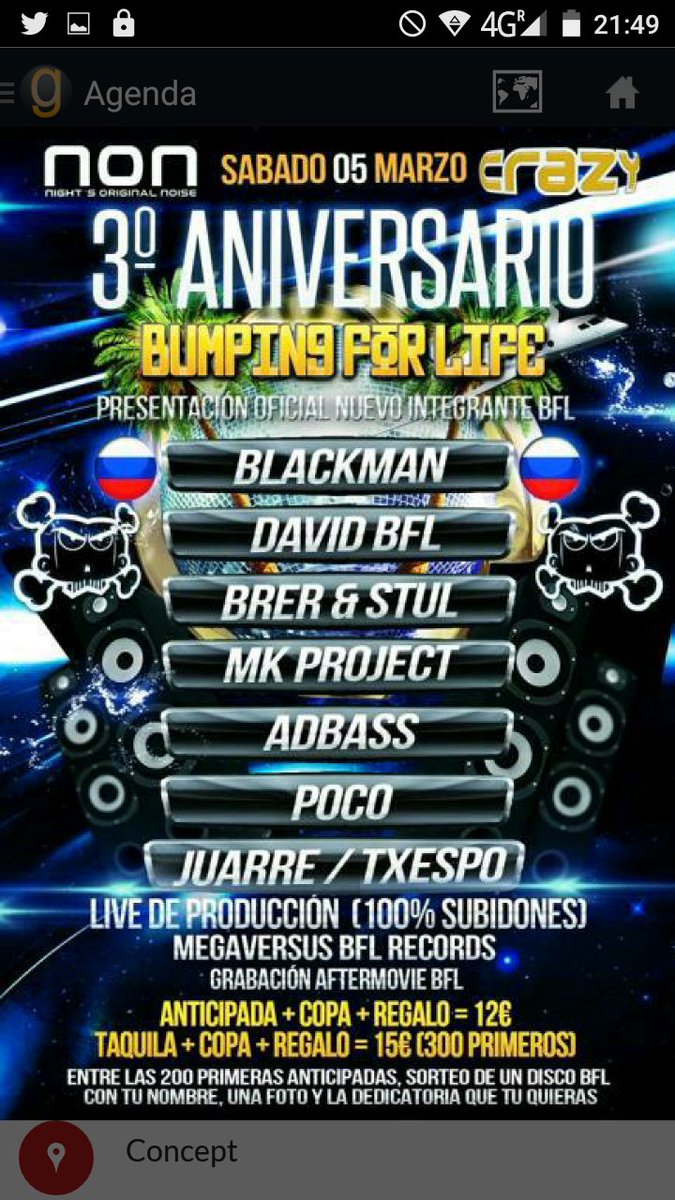 gauapp's tweet photo. #bumping #non Sorteamos 3 entradas para el 3 aniversario de #bumpingforlife en @CRAZY_NONLEMOA! RT y síguenos! https://t.co/hYapXZ4m9v